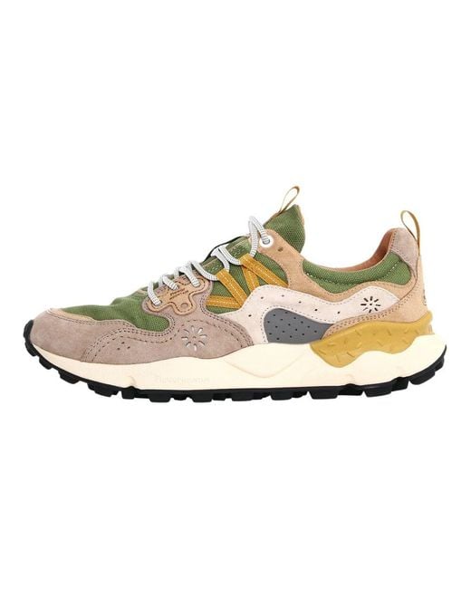 Flower Mountain White Sneakers for men