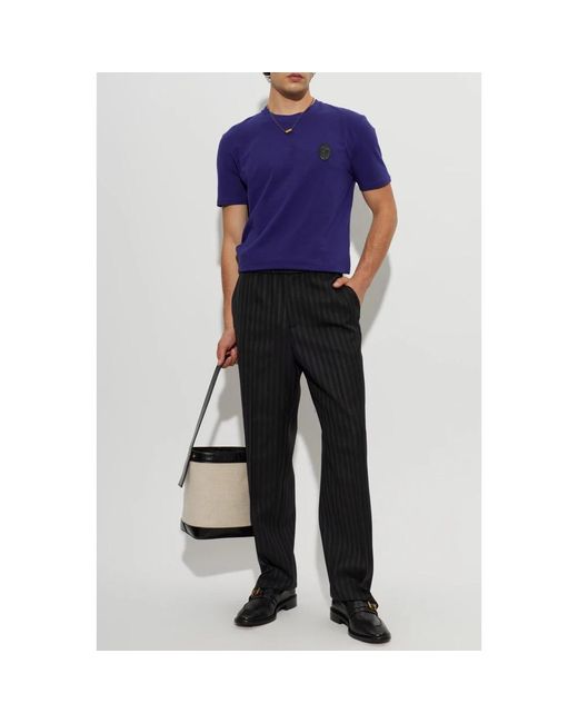 T-Shirts Versace de hombre de color Blue