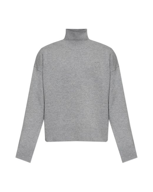 AMI Wollen Coltrui in het Gray