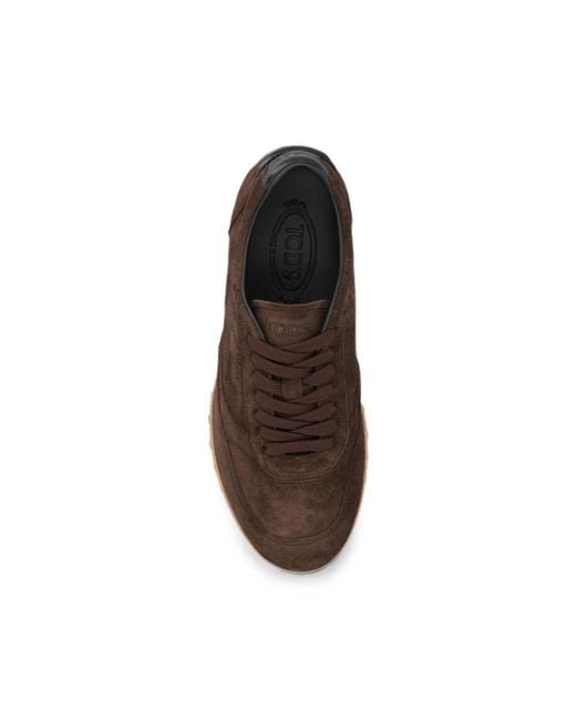Tod's Brown Laced Shoes for men