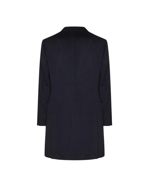 Brunello Cucinelli Blue Single-Breasted Coats for men
