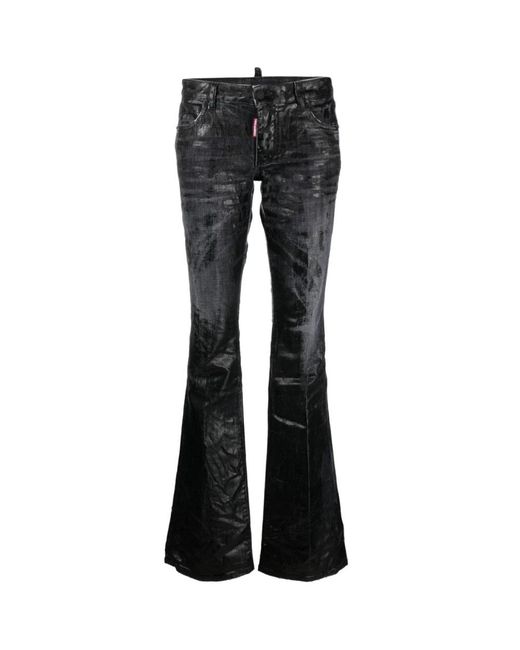 DSquared² Black Flared Jeans