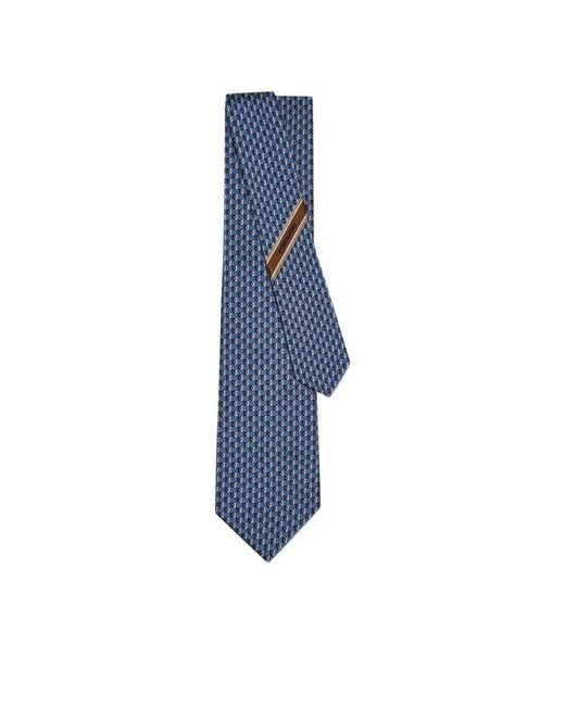 Ties Ferragamo de hombre de color Blue