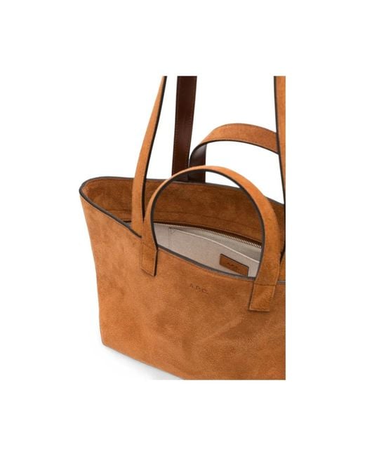 A.P.C. Brown Shopping Bags