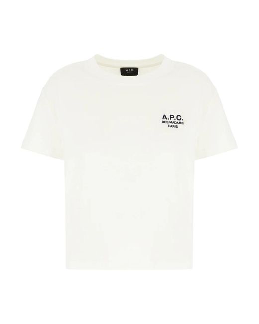 A.P.C. White T-Shirts