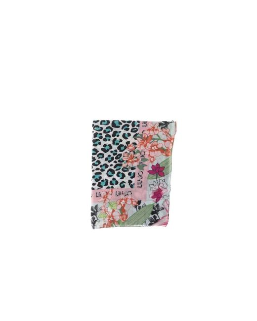 Liu Jo White Seidenschal elegantes modeaccessoire
