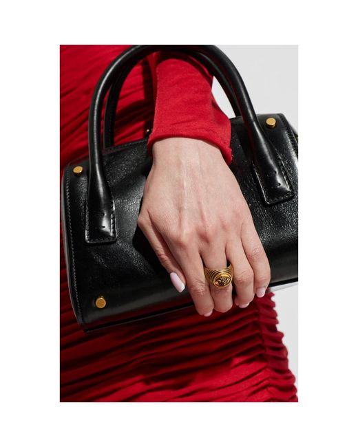 Rings di Versace in Metallic