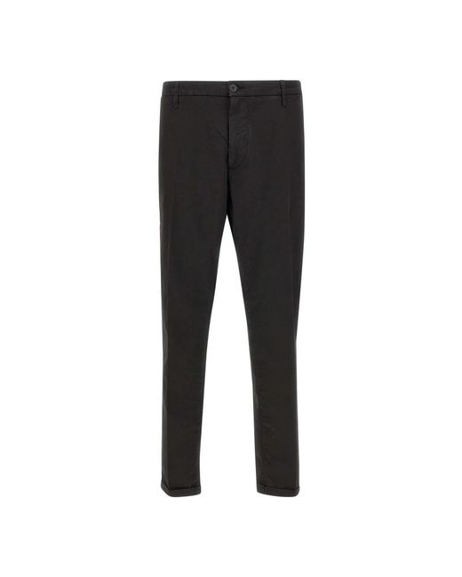 Re-hash Black Slim-Fit Trousers for men