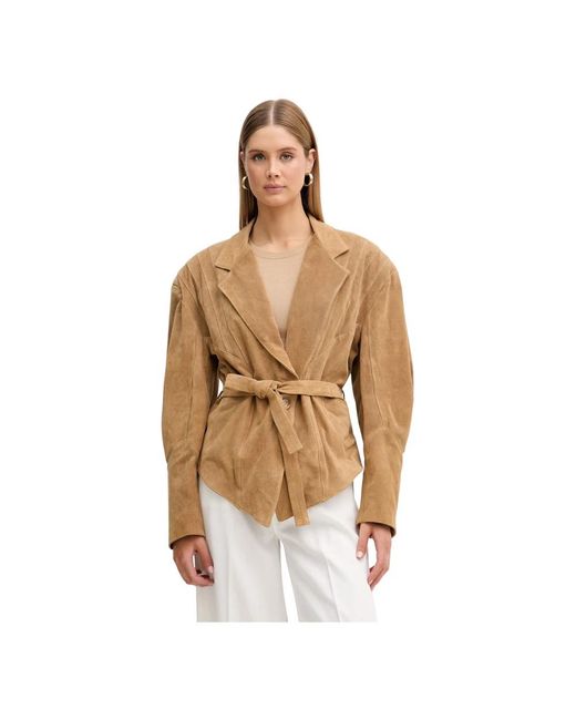 Leather Jackets ViCOLO en coloris Metallic