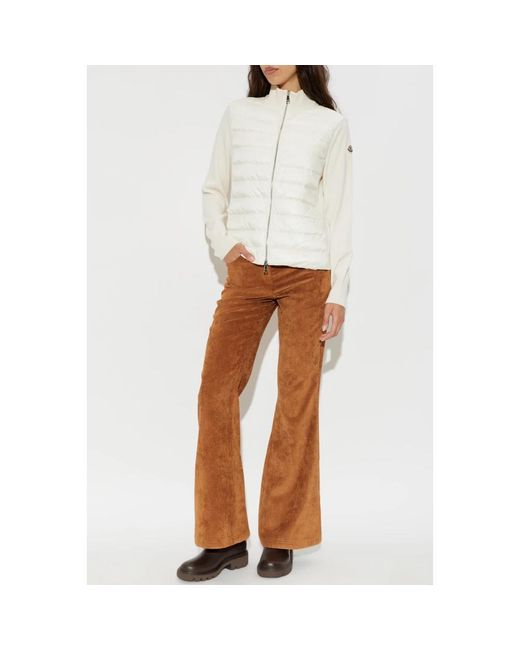 Moncler Donsjack Met Vulling in het White