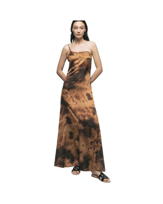 Gaelle Paris Brown Maxi Dresses
