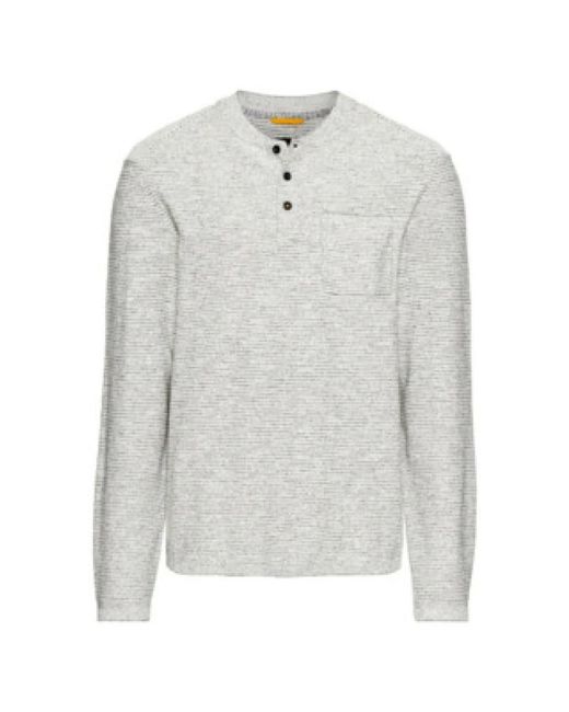 Camel Active Cozy Strickpullover in Gray für Herren