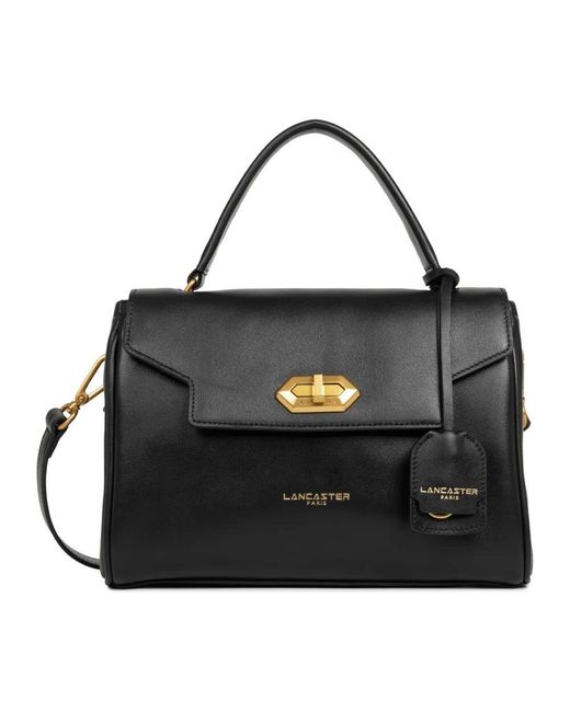 Lancaster Black Klappentasche mit metallverschluss