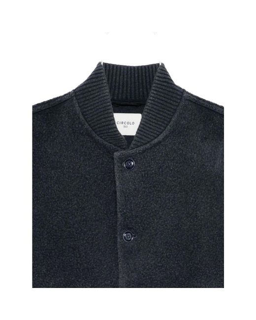 Circolo 1901 Blue Bomber Jackets for men