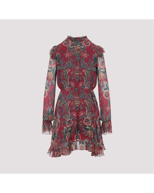 Etro Short Dresses in het Red