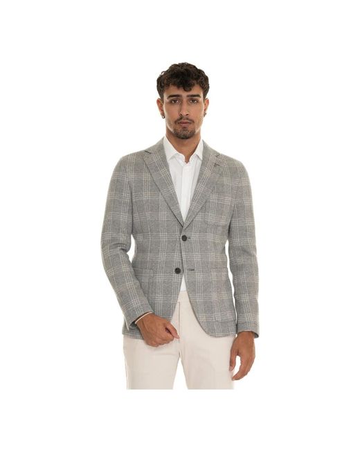 Paoloni Gray Blazers for men