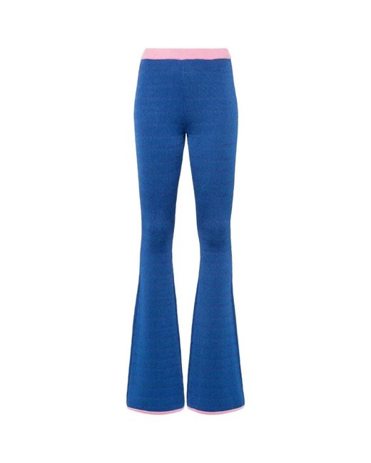 Bally Blue Wide Trousers