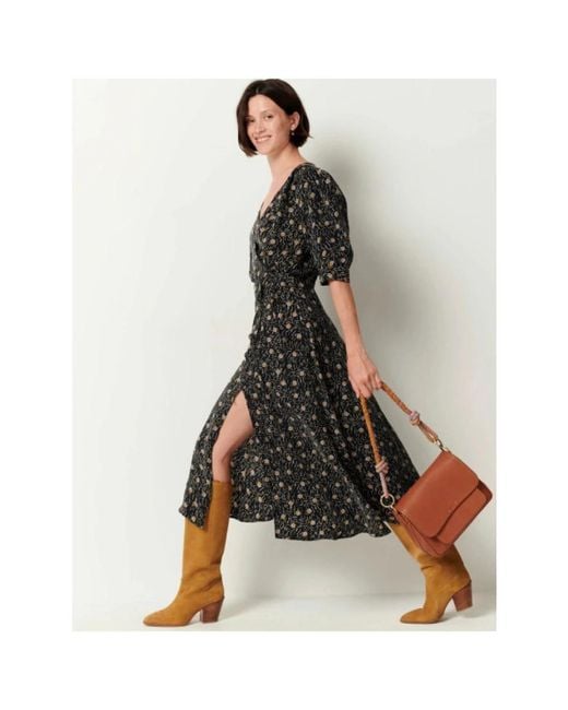 Sessun Black Midi Dresses