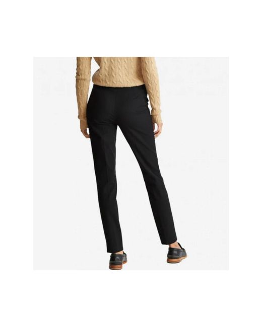 Polo Ralph Lauren Black Slim-Fit Trousers