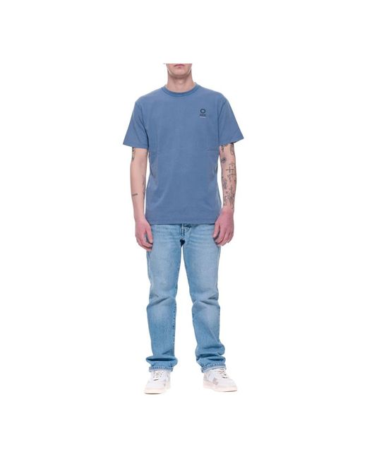 Suns Paolo Old Dye T-Shirt in Blue für Herren