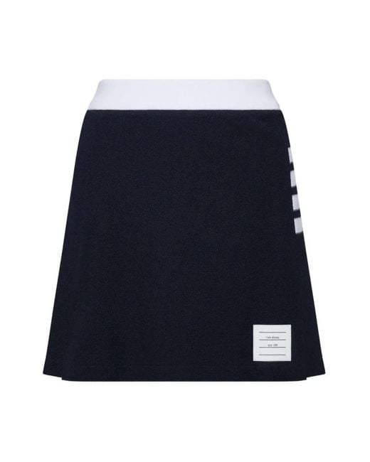 Thom Browne Blue Short Skirts