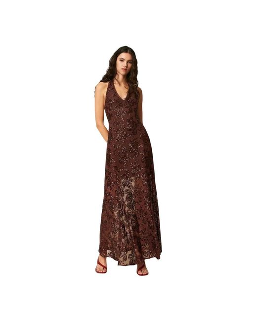 Twinset Brown Gowns