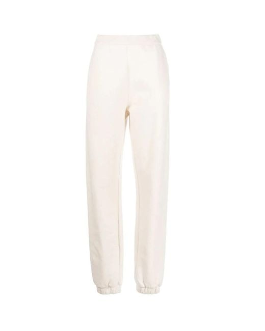 Trousers > sweatpants The Attico en coloris White