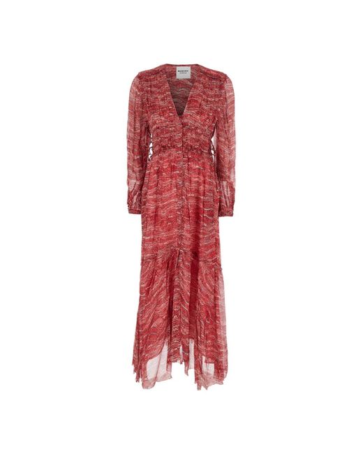 Maxi Dresses di Isabel Marant in Red