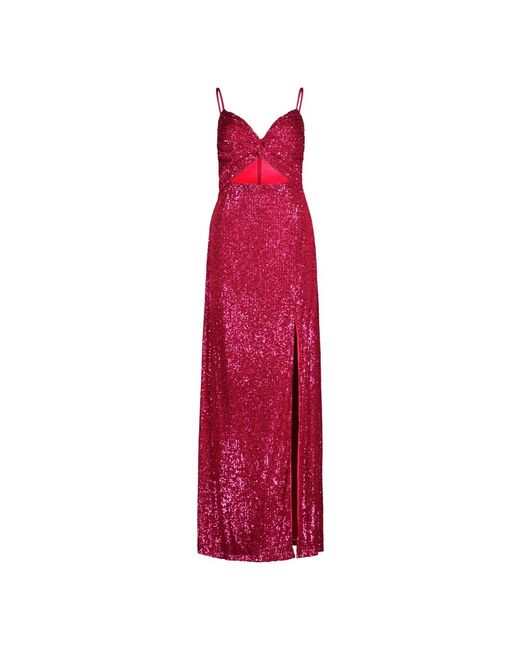 Vera Mont Red Abendkleid mit pailletten und cut-outs,pailletten abendkleid