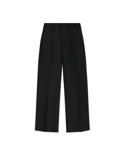 Straight Trousers di 44 Label Group in Black da Uomo