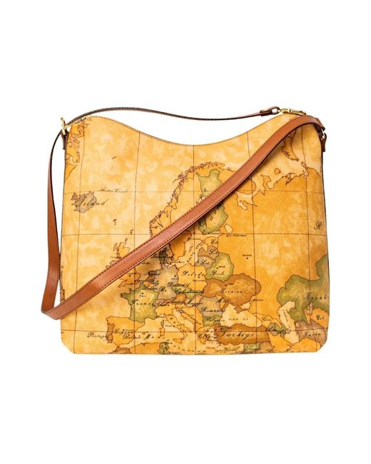 Alviero Martini 1A Classe Yellow Shoulder Bags