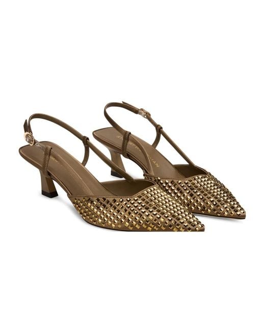 Stuart Weitzman Natural Pumps