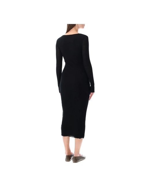 James Perse Black Midi Dresses
