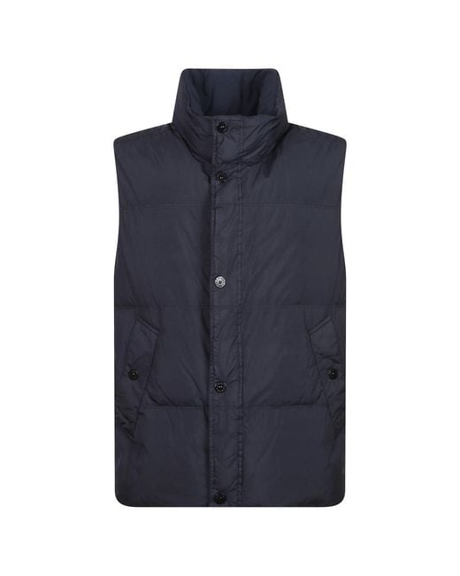 Stone Island Blue Waistcoats for men