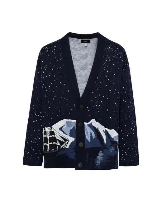 Alanui Blue Cardigans for men