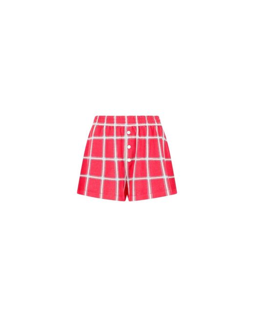 Guest In Residence Red Casual Shorts