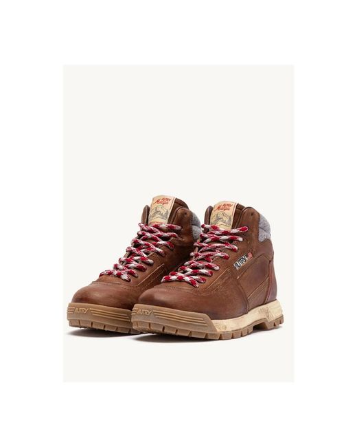 Autry Brown Malga Mid Boot