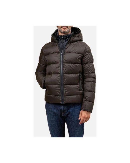 Down Jackets Fay de hombre de color Black