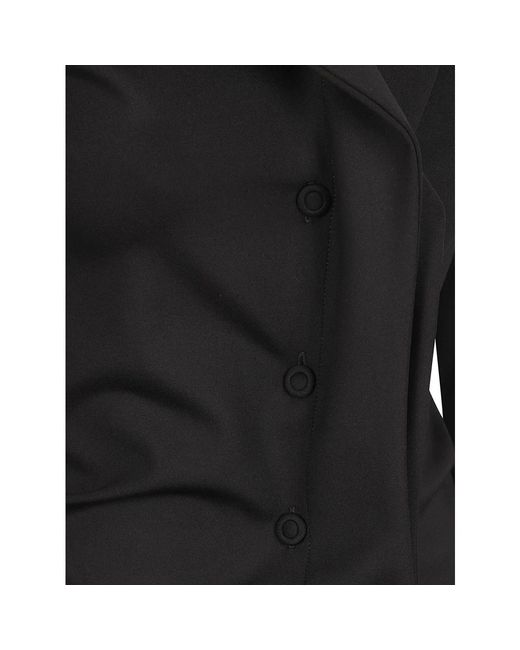 Sportmax Jassen ,Zwart ,Leer Nabil Jas in het Black