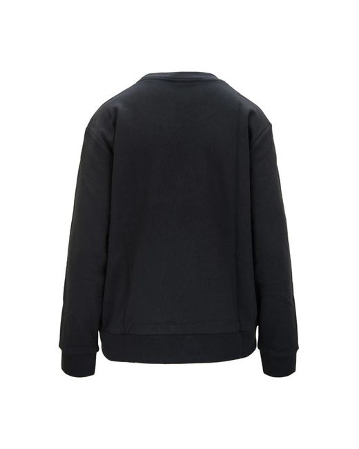 Versace Hoodies & Sweatvesten ,Zwart ,Katoen Pullover Sweatshirt in het Black