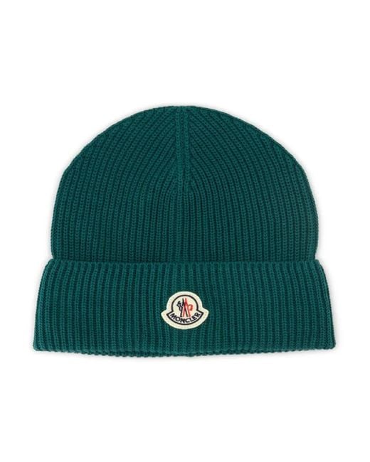Moncler Green Beanies for men