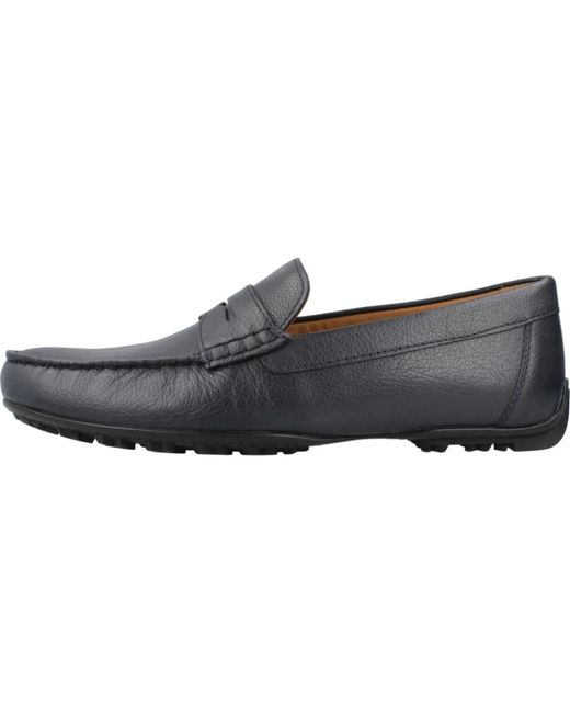 Geox Stylische loafers mit grip-sohle in Black für Herren