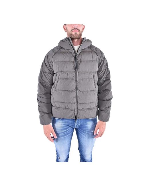 C P Company Gray Winter Jackets for men
