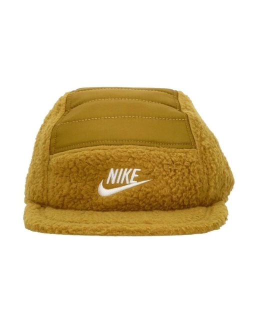 Nike Sherpa Flat Visor Cap Unstrukturierte Panel in Green für Herren