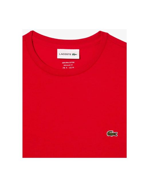 Lacoste Red T-Shirts for men