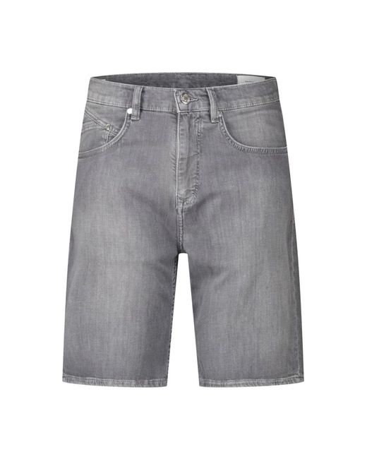 Baldessarini Gray Denim Shorts for men