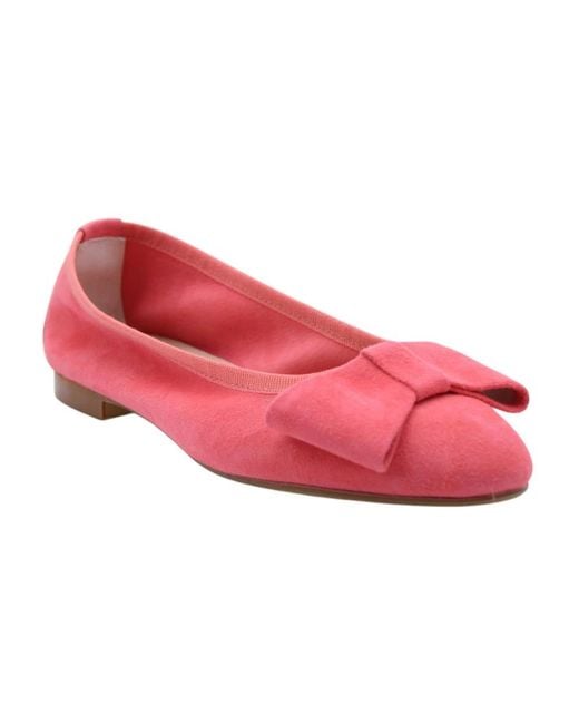 E mia Red Ballerina Shoes