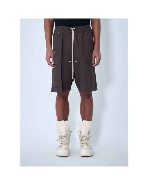 Rick Owens Blue Casual Shorts for men