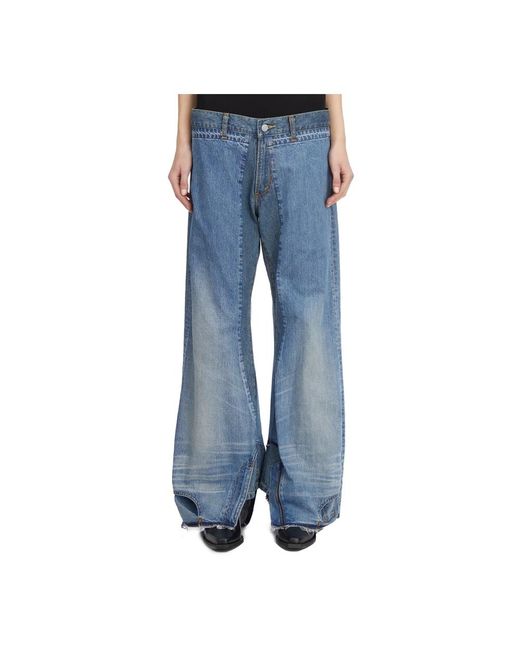 Junya Watanabe Blue Denim Levi's Upside Down Hose