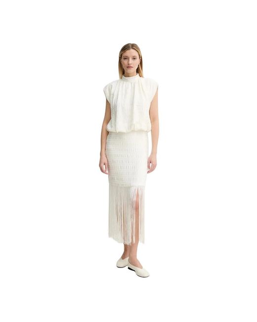 Party Dresses Bruuns Bazaar de color White